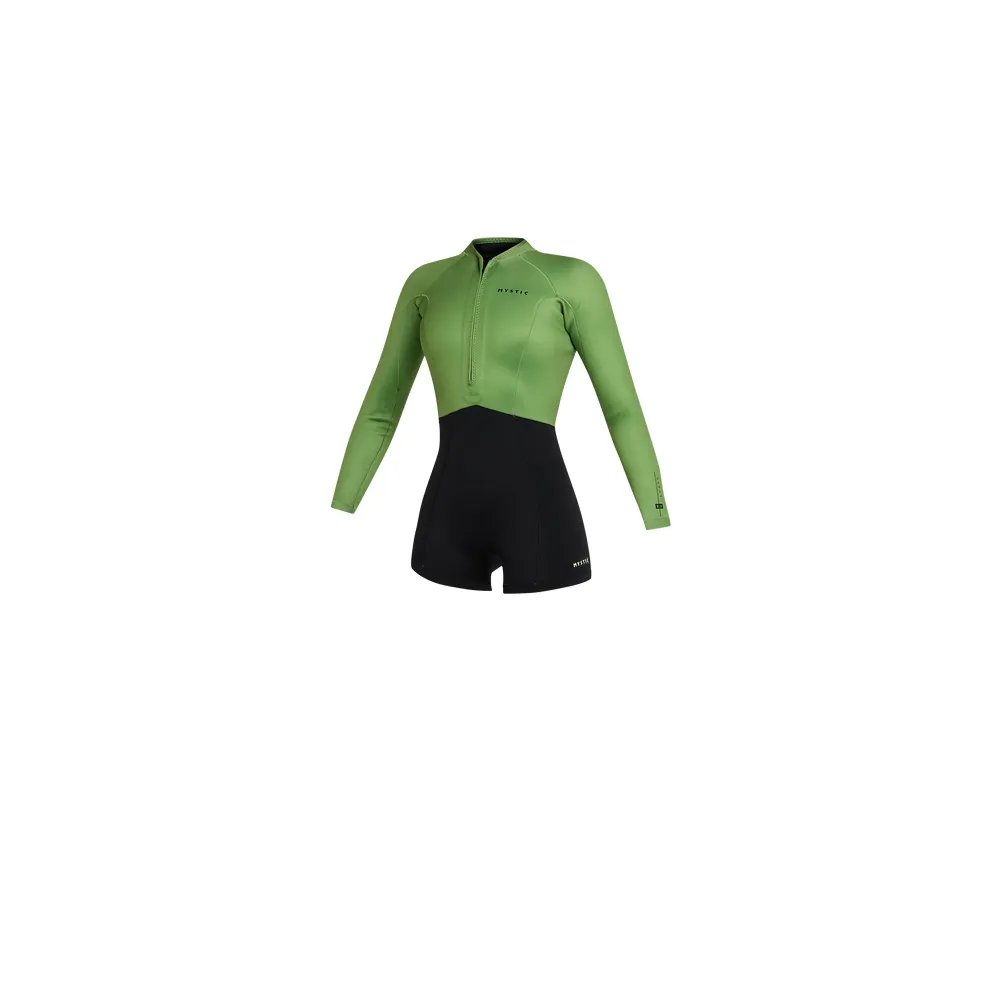 Mystic Lunar Longarm Shorty 2/2mm Fzip Women